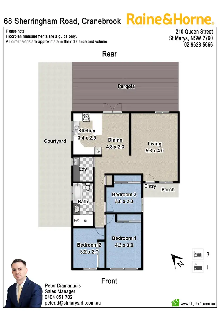 Floorplan of Homely house listing, 68 Sherringham Road, Cranebrook NSW 2749