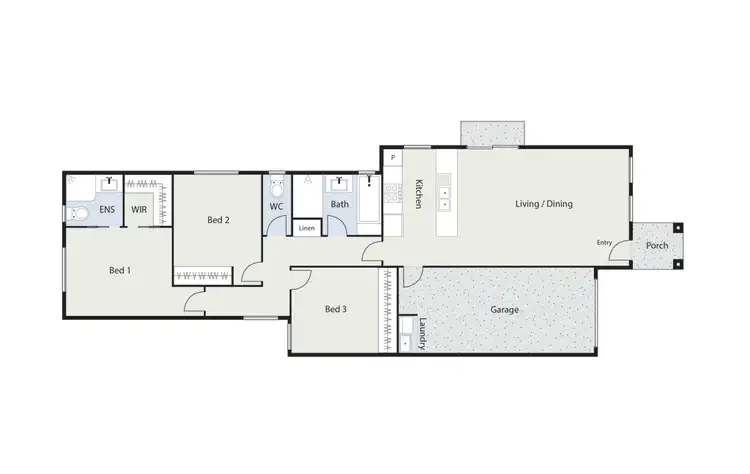 Floorplan of Homely house listing, 6 Waddhir Place, Ngunnawal ACT 2913