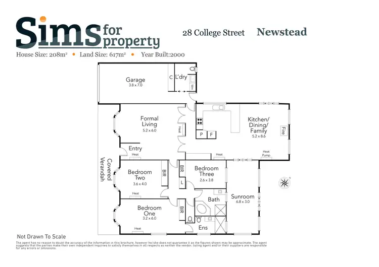Floorplan of Homely house listing, 28 College Street, Newstead TAS 7250