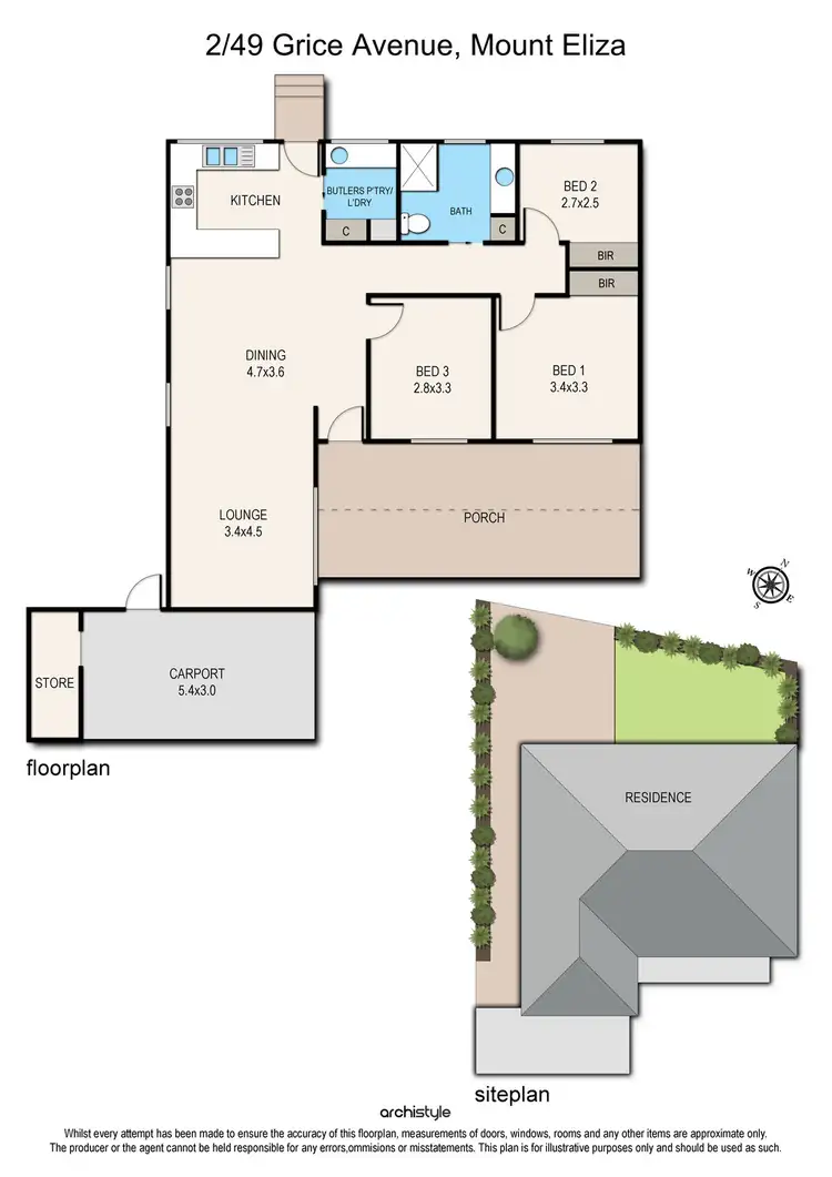 Floorplan of Homely unit listing, 2/49 Grice Avenue, Mount Eliza VIC 3930