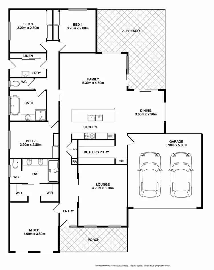 Floorplan of Homely house listing, 57 Firmstone Road, Leneva VIC 3691