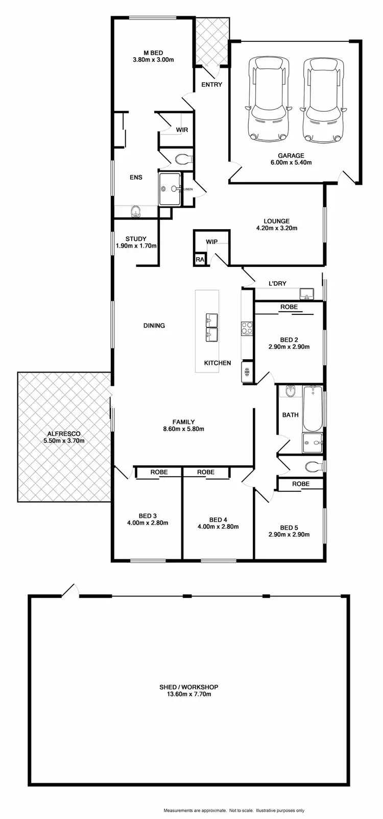 Floorplan of Homely house listing, 95 Watson Street, Jindera NSW 2642