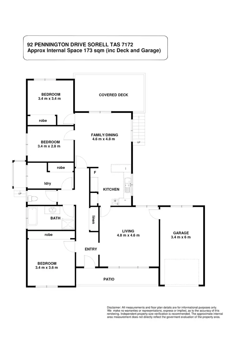 Floorplan of Homely house listing, 92 Pennington Drive, Sorell TAS 7172