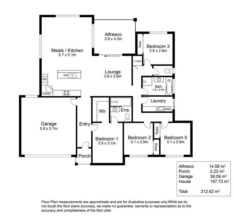 Floorplan of Homely house listing, 11 Telopea Court, Worrolong SA 5291