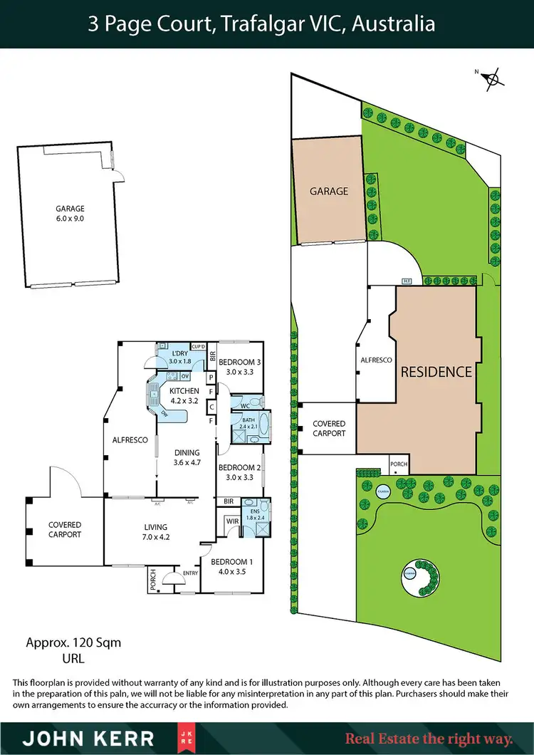 Floorplan of Homely house listing, 3 Page Court, Trafalgar VIC 3824