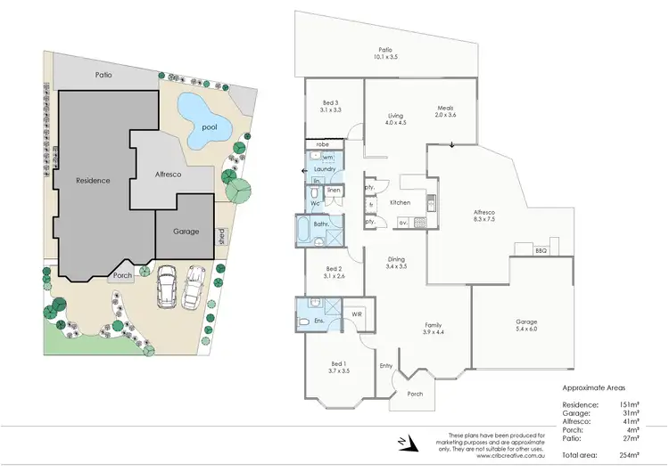 Floorplan of Homely house listing, 15 Cameron Green, Floreat WA 6014