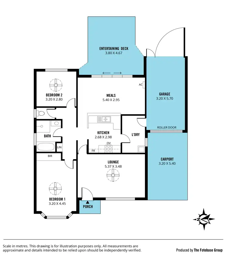 Floorplan of Homely unit listing, 3/2 Avalon Road, Marion SA 5043