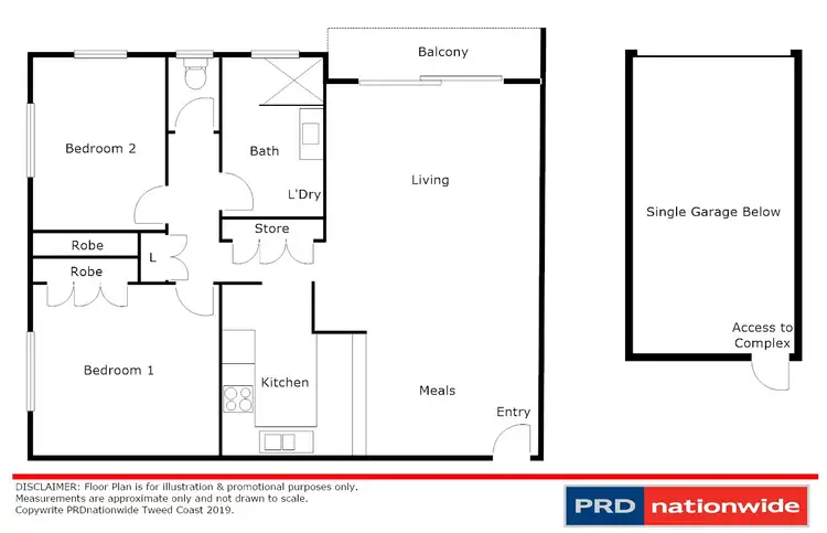 Floorplan of Homely apartment listing, 5/5 Elizabeth Street, Fingal Head NSW 2487