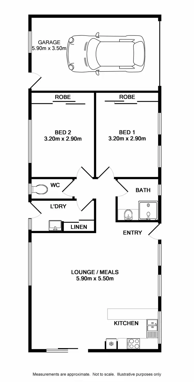 Floorplan of Homely house listing, 3/4 Horsfall Court, Wodonga VIC 3690