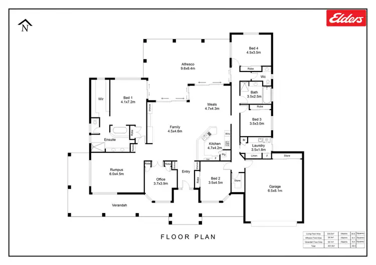 Floorplan of Homely rural property listing, 741 Douglas Plainby Road, Plainby QLD 4355