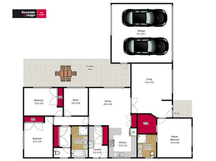 Floorplan of Homely house listing, 15 Tasman Close, Traralgon VIC 3844