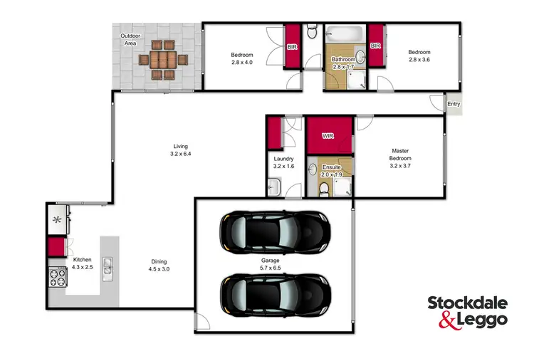 Floorplan of Homely house listing, 2/161 Kay Street, Traralgon VIC 3844