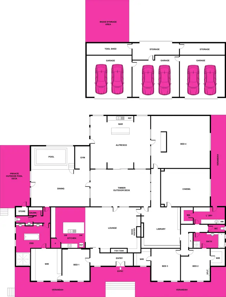 Floorplan of Homely house listing, 95 Tulla Drive, Teesdale VIC 3328