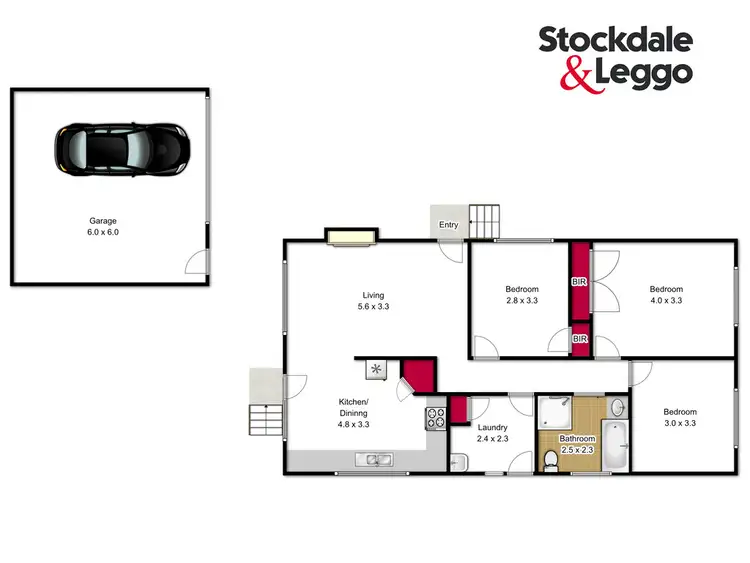 Floorplan of Homely house listing, 2 Walker Parade, Churchill VIC 3842
