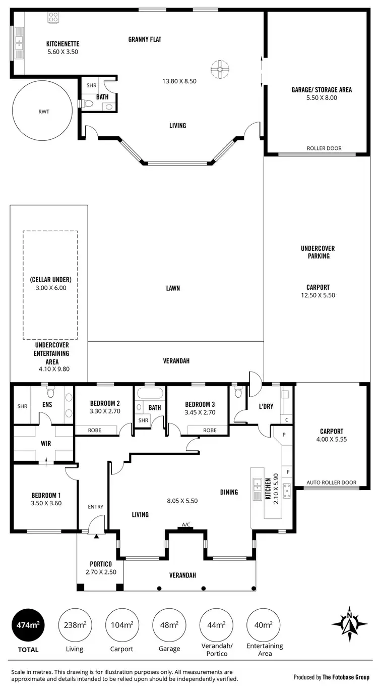 Floorplan of Homely house listing, 202 Trimmer Parade, Seaton SA 5023