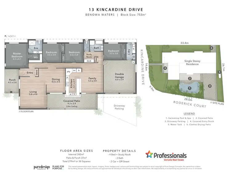 Floorplan of Homely house listing, 13 Kincardine Drive, Benowa Waters QLD 4217