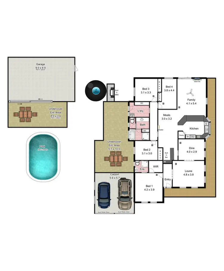 Floorplan of Homely house listing, 24 Dressage Avenue, Woodcroft SA 5162