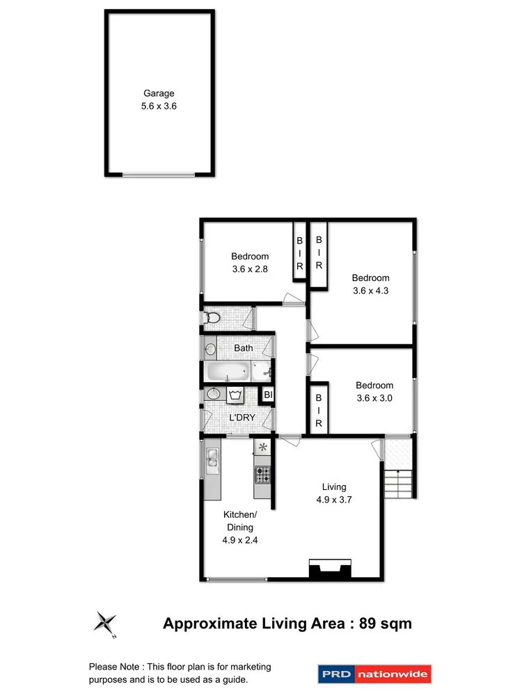 Floorplan of Homely house listing, 4 Reiby Street, Glenorchy TAS 7010