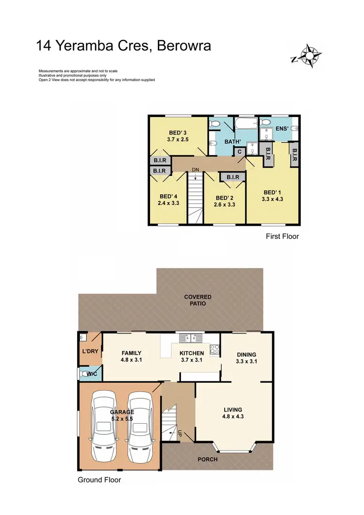 Floorplan of Homely house listing, 14 Yeramba Crescent, Berowra NSW 2081