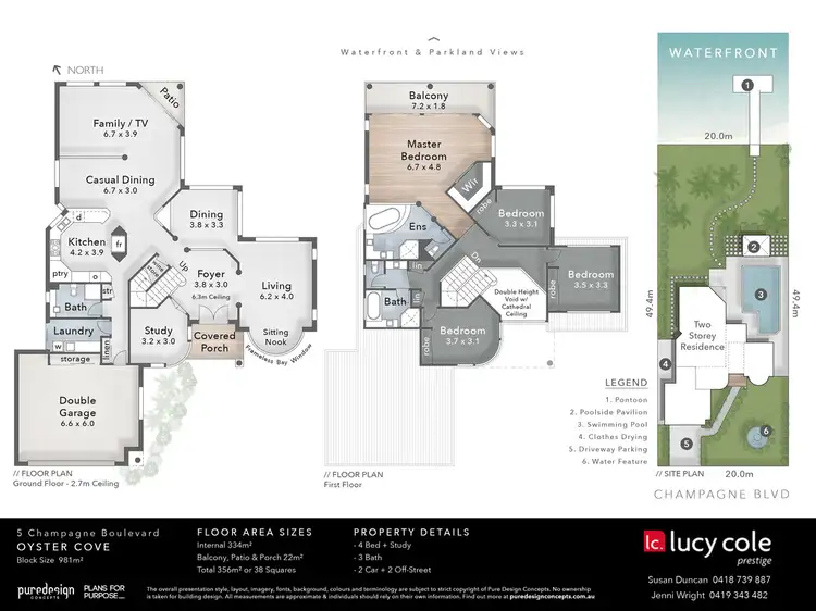 Floorplan of Homely house listing, 5 Champagne Boulevard, Oyster Cove, Helensvale QLD 4212