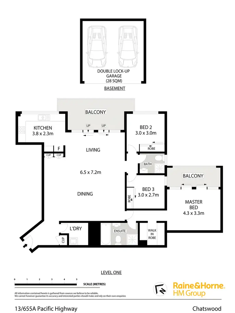 Floorplan of Homely apartment listing, 13/655A Pacific Highway, Chatswood NSW 2067