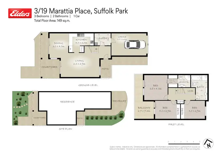 Floorplan of Homely townhouse listing, 3/19 Marattia Place, Suffolk Park NSW 2481
