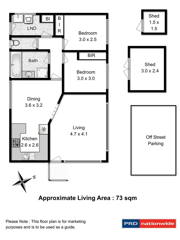 Floorplan of Homely unit listing, Address available on request
