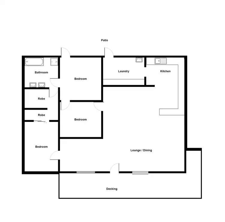 Floorplan of Homely house listing, 24 Lagoon Crescent, Saunders Beach QLD 4818
