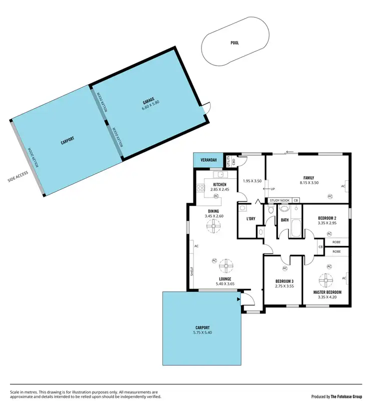 Floorplan of Homely house listing, 6 Alexander Crescent, Christie Downs SA 5164