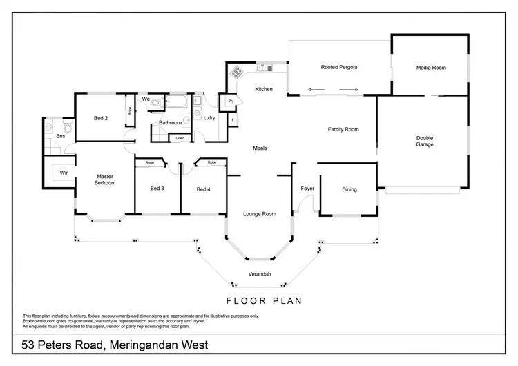 Floorplan of Homely house listing, 53 Peters Road, Meringandan West QLD 4352