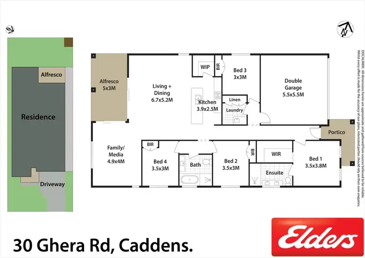 Floorplan of Homely house listing, 30 Ghera Road, Caddens NSW 2747
