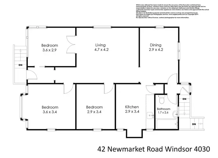 Floorplan of Homely house listing, 42 Newmarket Road, Windsor QLD 4030