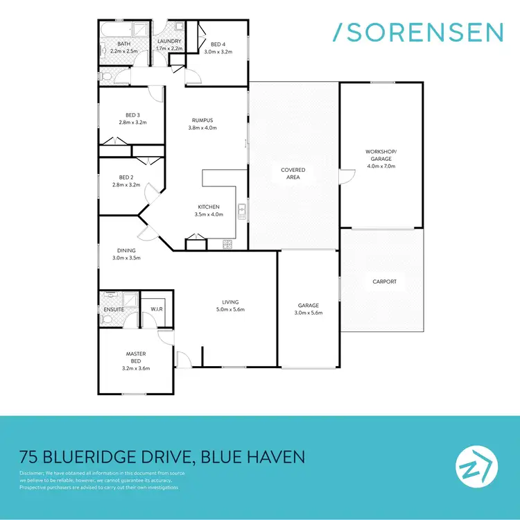 Floorplan of Homely house listing, 75 Blueridge Drive, Blue Haven NSW 2262