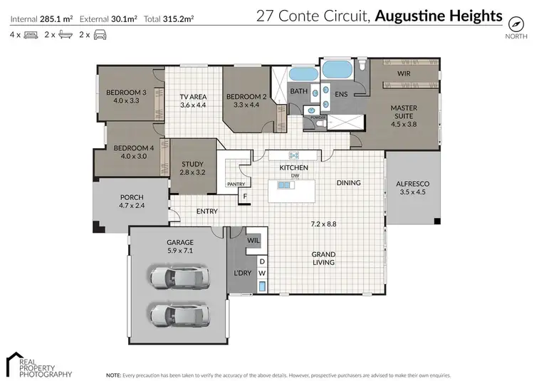 Floorplan of Homely house listing, 27 Conte Circuit, Augustine Heights QLD 4300