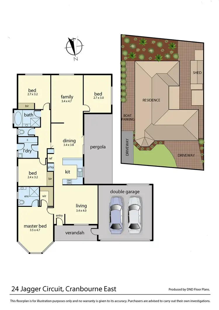 Floorplan of Homely house listing, 24 Jagger Circuit, Cranbourne East VIC 3977