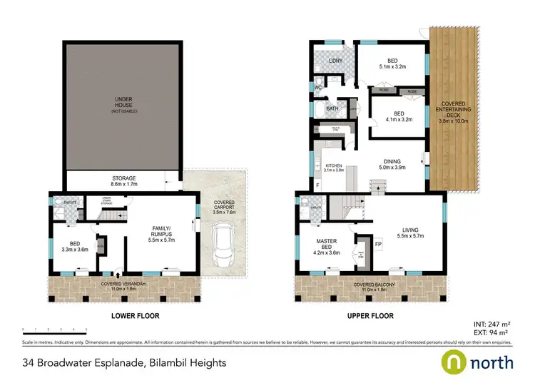 Floorplan of Homely house listing, 34 Broadwater Esplanade, Bilambil Heights NSW 2486