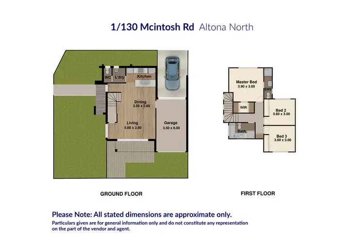Floorplan of Homely townhouse listing, 1/130 Mcintosh Road, Altona North VIC 3025