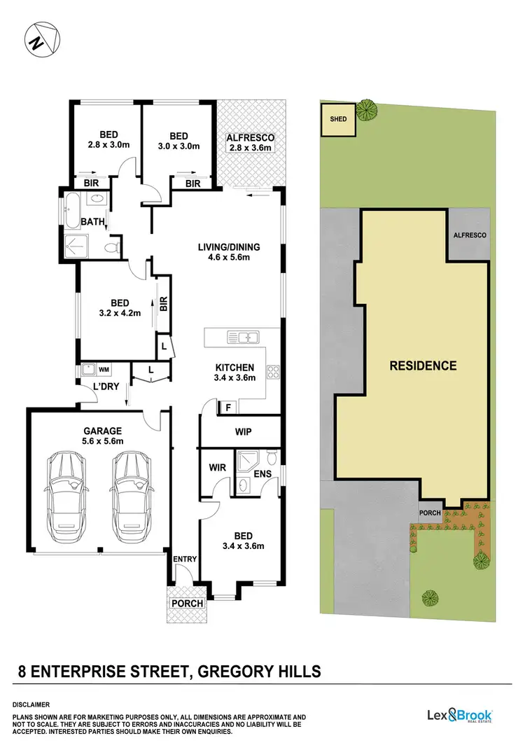Floorplan of Homely house listing, 8 Enterprise St, Gregory Hills NSW 2557