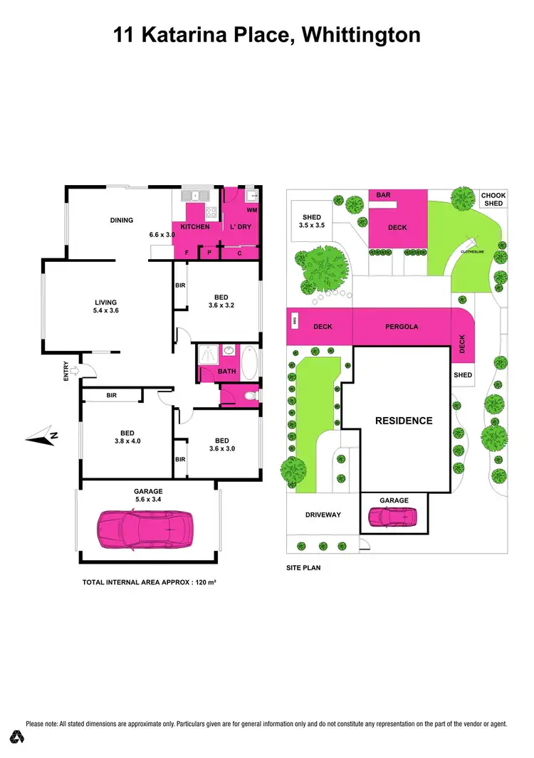 Floorplan of Homely house listing, 11 Katarina Place, Whittington VIC 3219