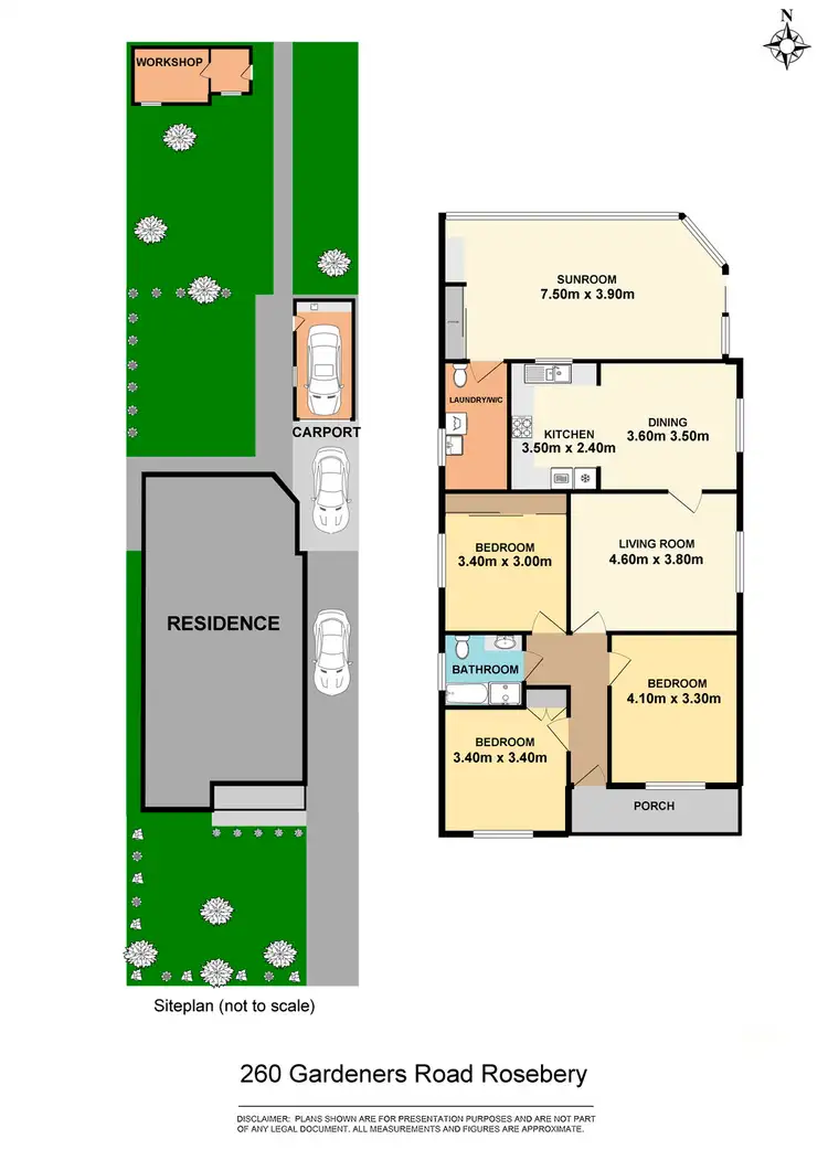 Floorplan of Homely house listing, 260 Gardeners Road, Rosebery NSW 2018