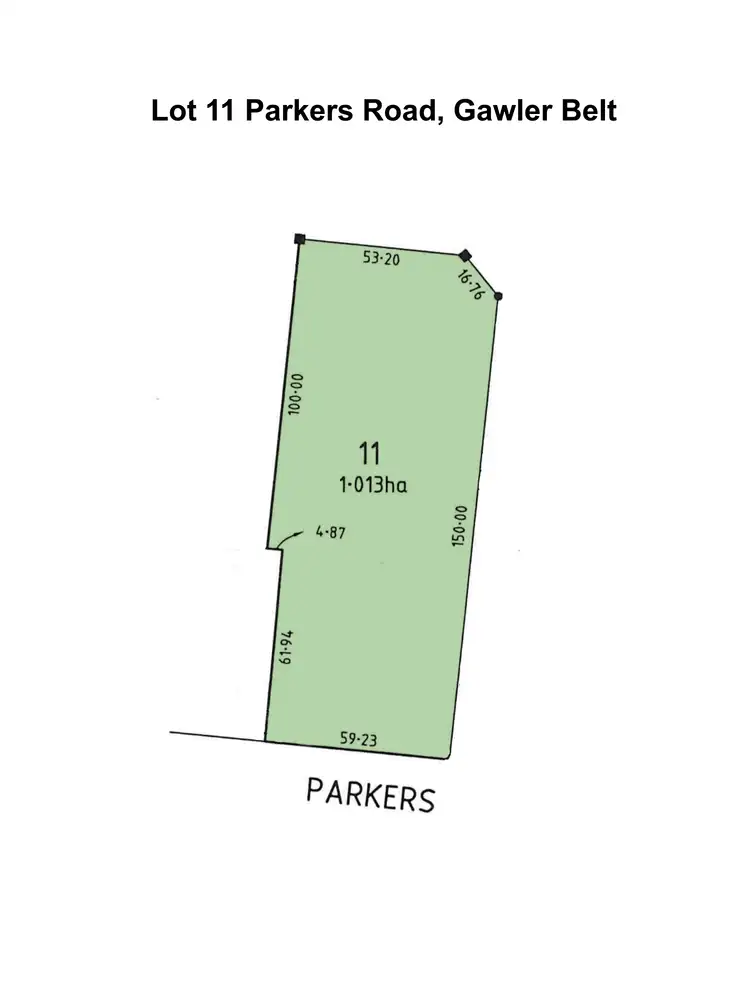 Floorplan of Homely land listing, Lot 11 Parkers Road, Gawler Belt SA 5118