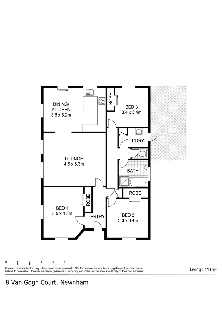 Floorplan of Homely house listing, 8 Van Gogh Court, Newnham TAS 7248