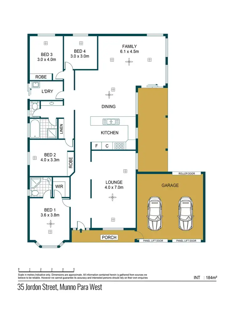 Floorplan of Homely house listing, 35 Jordon Street, Munno Para West SA 5115