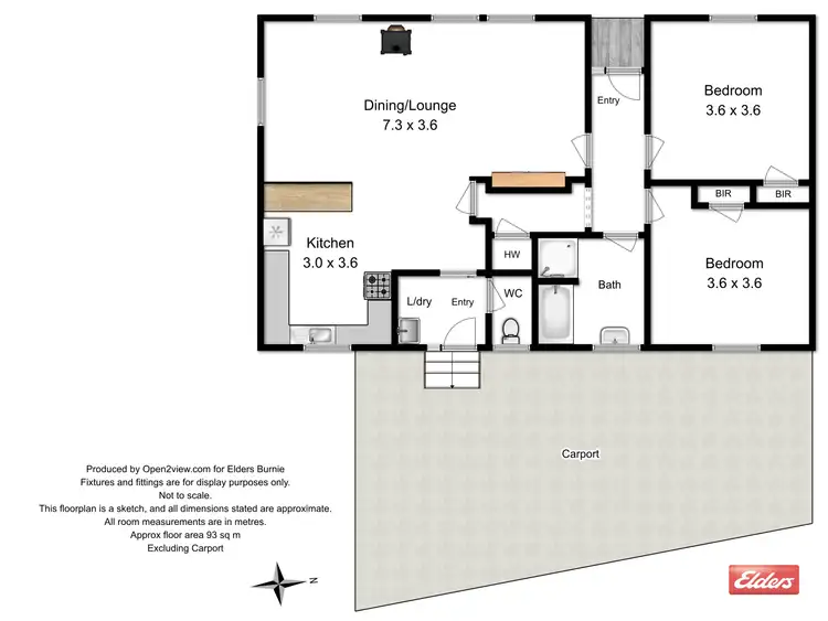 Floorplan of Homely house listing, 7 Bluff Street, Tullah TAS 7321