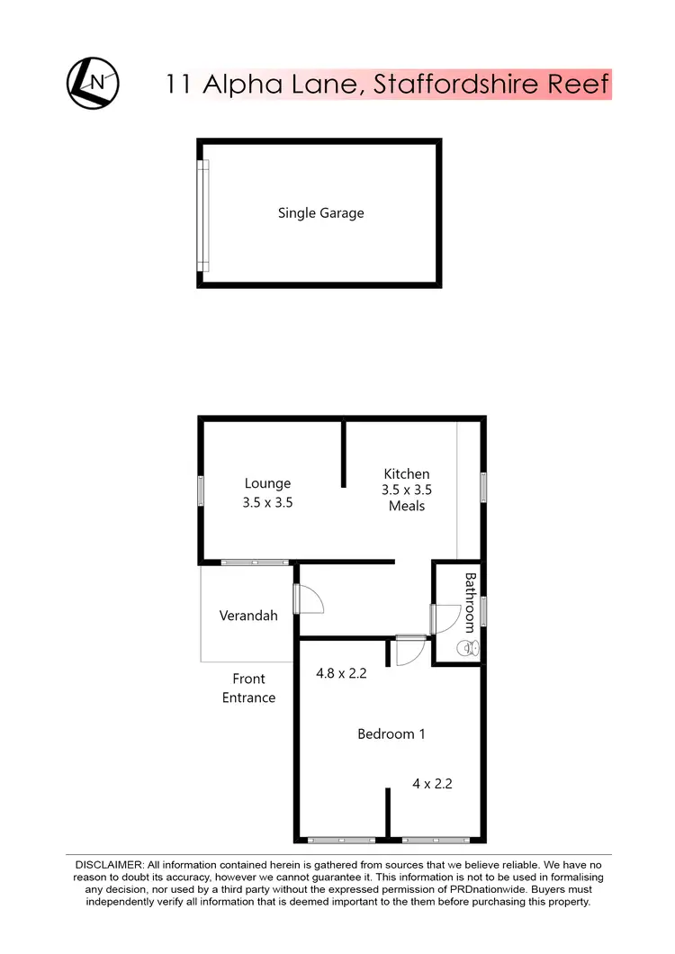 Floorplan of Homely house listing, 11 Alpha Lane, Staffordshire Reef VIC 3351