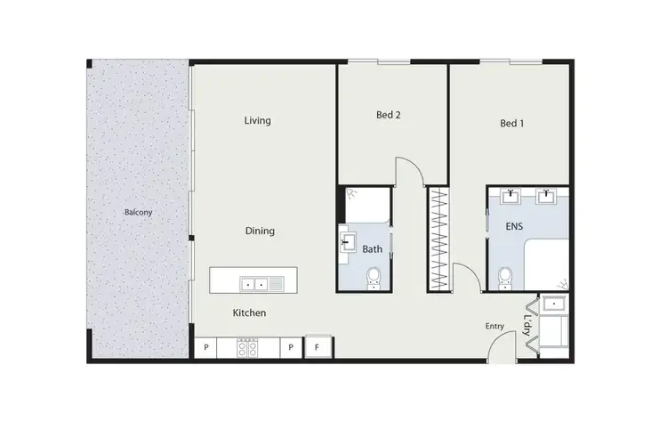 Floorplan of Homely apartment listing, 16/10 Trevillian Quay, Kingston ACT 2604