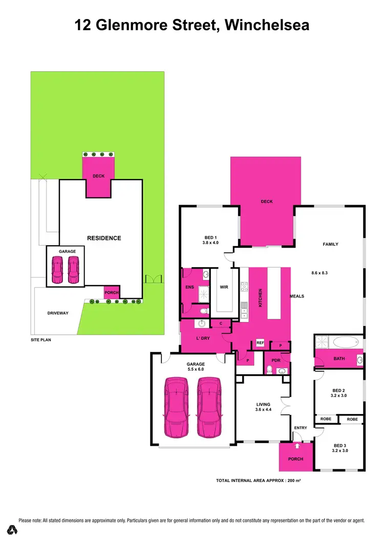 Floorplan of Homely house listing, 12 Glenmore Street, Winchelsea VIC 3241