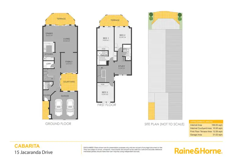 Floorplan of Homely townhouse listing, 15 Jacaranda Drive, Cabarita NSW 2137