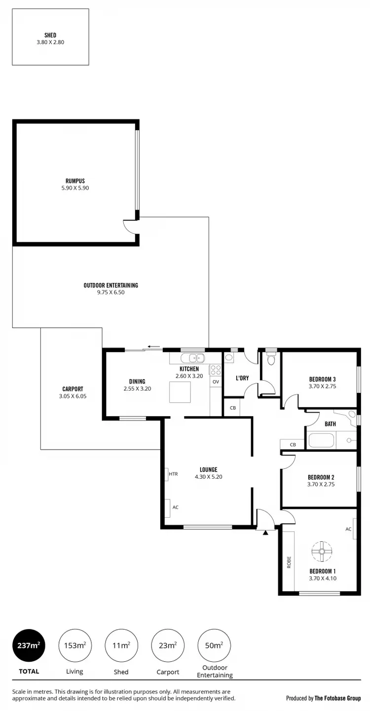 Floorplan of Homely house listing, 53 Suzanne Avenue, Morphett Vale SA 5162