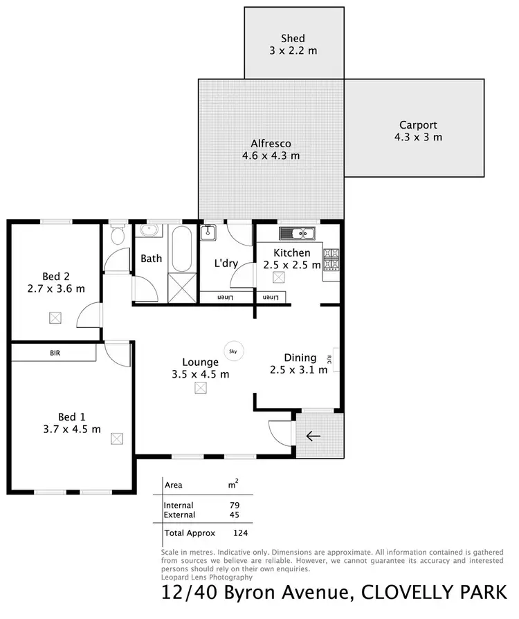 Floorplan of Homely unit listing, 12/40 Byron Avenue, Clovelly Park SA 5042
